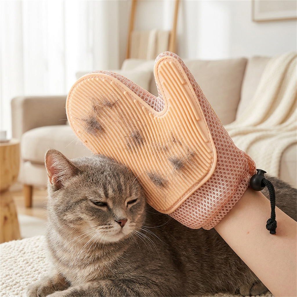 Guanto Raccogli Pelo per Cani e Gatti, Coccola e Pulisci in un Gesto