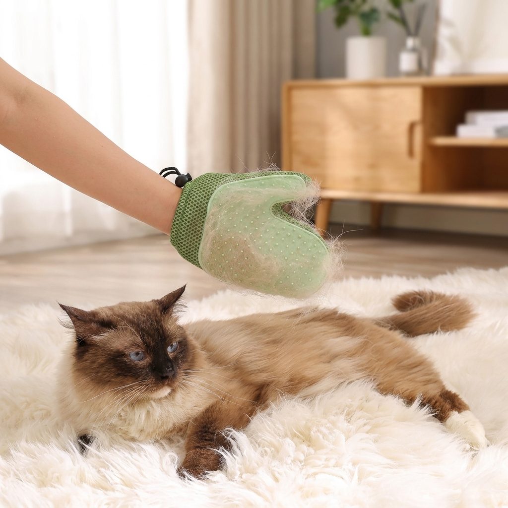 Guanto Raccogli Pelo per Cani e Gatti, Coccola e Pulisci in un Gesto